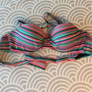 Coco Rave Bae Bra-Sized Bandeau Bikini Top NWOT